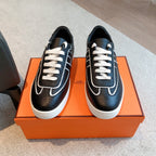 HM BOOMERANG SNEAKER BLACK CALFSKIN