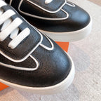 HM BOOMERANG SNEAKER BLACK CALFSKIN