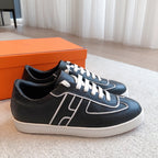 HM BOOMERANG SNEAKER BLACK CALFSKIN