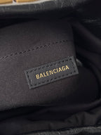 MONACO SMALL BAG 28 IN BLACK ARENA CALFSKIN GOLD HARDWARE