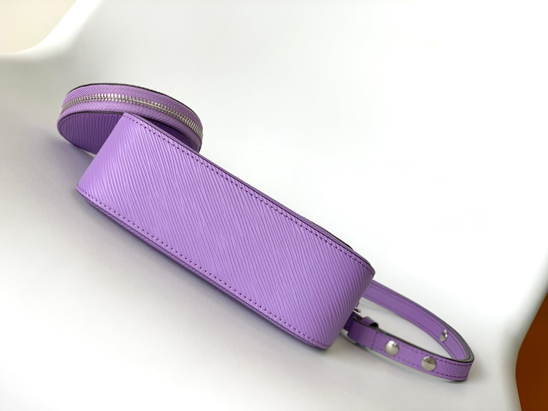 LV Marellini 19cm Purple Epi Grain Cowhide Metal HW