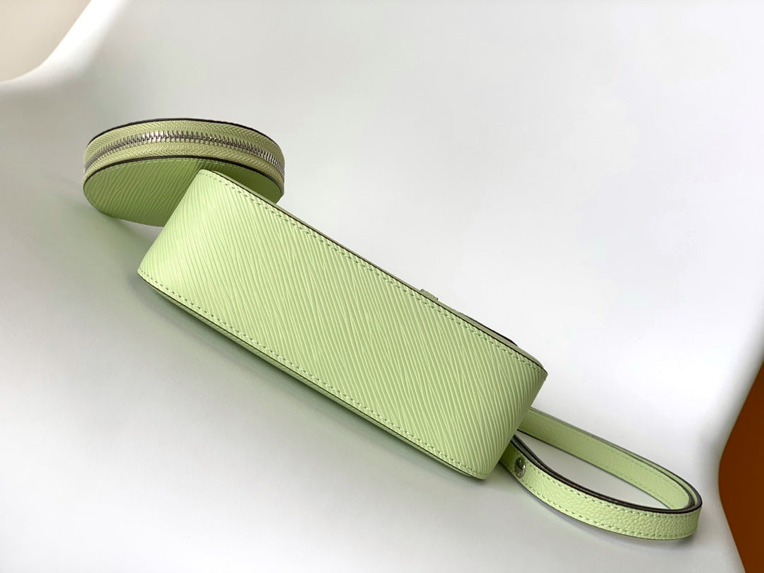 LV Marellini 19cm Green Epi Grain Cowhide Metal HW