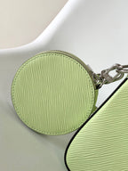 LV Marellini 19cm Green Epi Grain Cowhide Metal HW