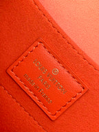 LV Hide & Seek Handbag 21cm Orange Epi Grain Cowhide GHW