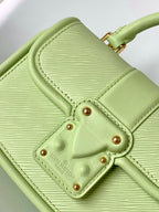 LV Hide & Seek Handbag 21cm Green Epi Grain Cowhide GHW