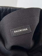 MONACO BAG 43 IN BLACK QUILTED THIN CALFSKIN SILVER HARDWARE