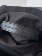 MONACO BAG 43 IN BLACK QUILTED THIN CALFSKIN SILVER HARDWARE