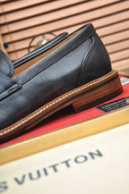 LV FLEX LOAFER IN BLACK CALFSKIN