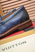 LV FLEX LOAFER IN CERULEAN BLUE CALFSKIN