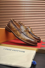 LV FLEX LOAFER IN MOCHA BROWN CALFSKIN