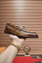 LV FLEX LOAFER IN MOCHA BROWN CALFSKIN
