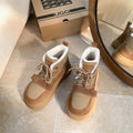 UGG Tasman-inspired Platform Boots Brown Beige Suede 512832