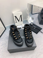 CC Sneaker Boots In Black Suede 148773