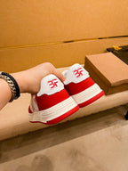 LV BEVERLY SNEAKER WHITE RED