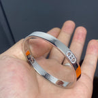H Pig Nose Diamond-Encrusted Bracelet