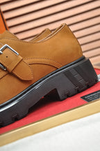 HM MONK STRAP BRONZE SUEDE