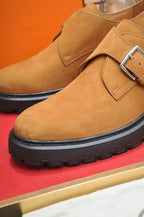 HM MONK STRAP BRONZE SUEDE