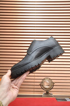 HM MONK STRAP BLACK CALFSKIN