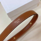 CEL 18mm Gold Belt Brown Cowhide 176688