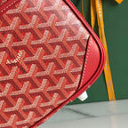 SAINT JEANNE BAG 35 IN CANNON PINK GOYARDINE CANVAS AND CALFSKIN