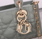 MICRO LADY D-JOY 16.5  ROCK GRAY LAMBSKIN
