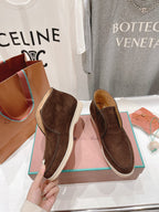 LP HIGH TOP OPEN WALK LOAFERS BROWN SUEDE