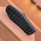 LV LOAFER IN NAVY BLUE DAMIER CALFSKIN