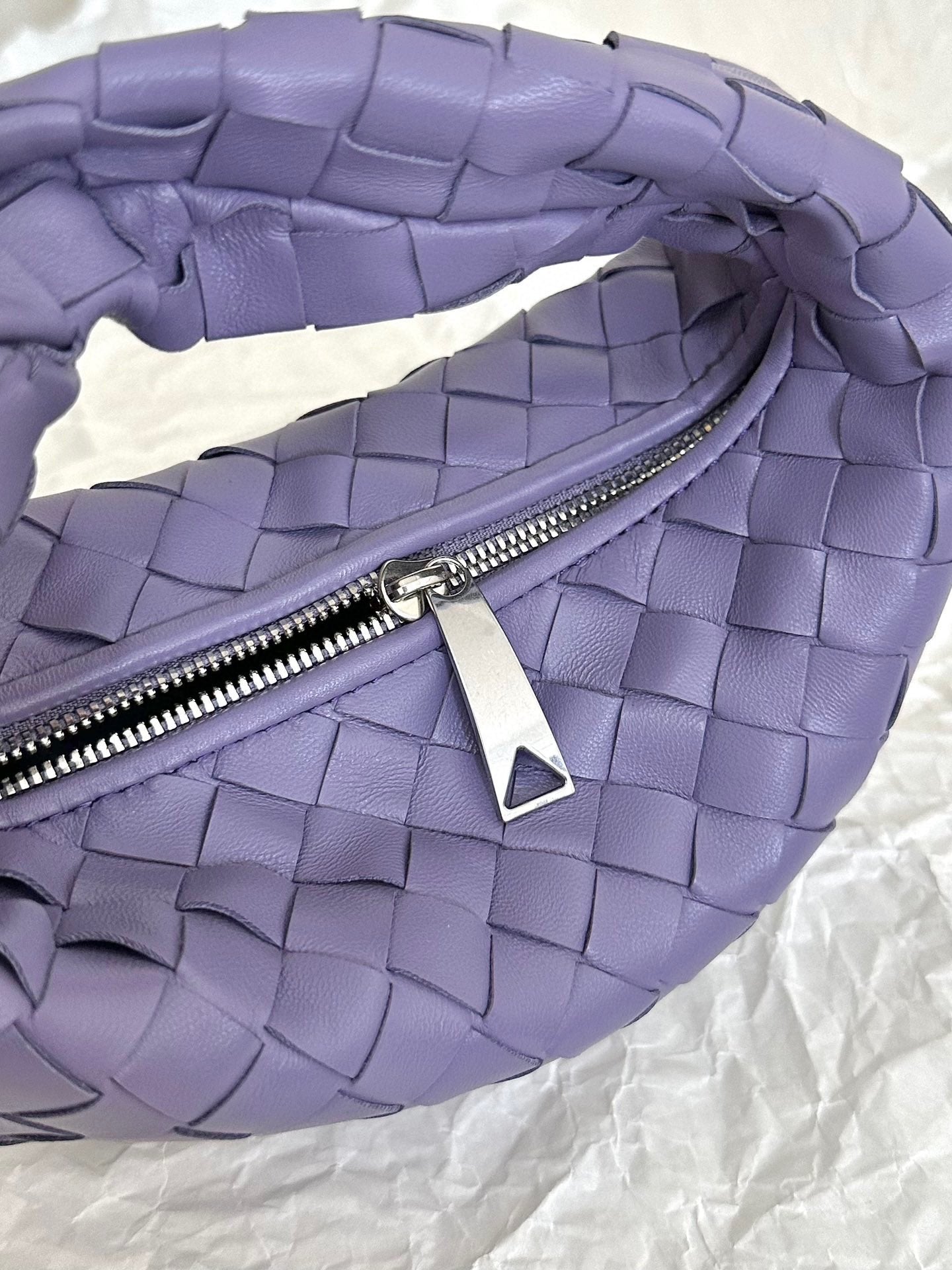 mini jodie 28 purple lambskin