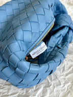 mini jodie 28 blue lambskin