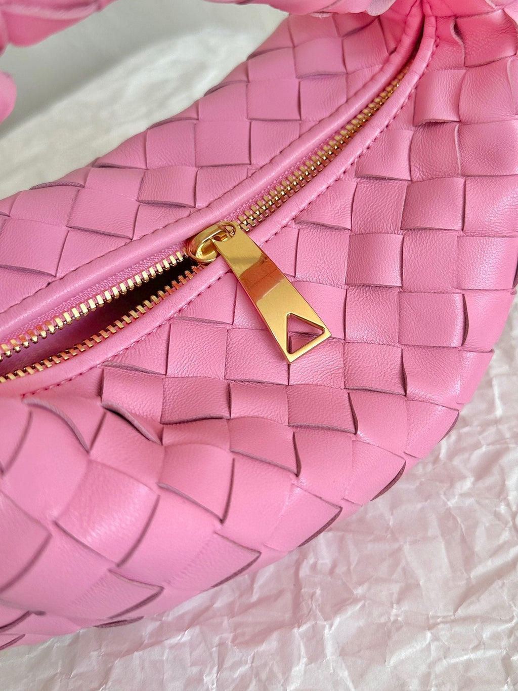 mini jodie 28 pink lambskin