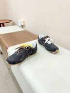 Miu Miu Pre-Owned x New Balance Sneakers Dark Gray Yellow Cowhide Suede