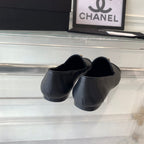 cc loafer black lambskin black grosgrain
