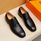 HM BALLY SCRIVANI HANDPAINTED BLACK CALFSKIN