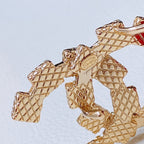 CHANEL BELT 3CM IN COLUMBIA BLUE LAMBSKIN WITH CRYSTAL GOLD HARDWARE