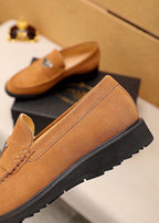 PRA LOAFER IN COPPER BROWN SUEDE