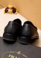 PRA LOAFER IN SIENNA BROWN GRAINED CALFSKIN