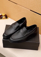 PRA LOAFER IN SIENNA BROWN GRAINED CALFSKIN