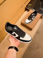 LV AIR FORCE 1 SNEAKER BLACK MIX WHITE