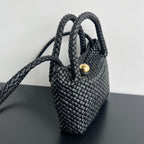 MINI TOSCA 20 IN BLACK CALFSKIN
