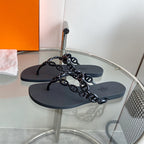 ISLAND SANDAL BLACK PVC WATERPROOF