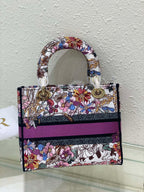 medium lay 24 purple white embroidery