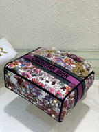medium lay 24 purple white embroidery