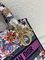 medium lay 24 purple white embroidery