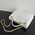 bv medium andiamo 32 light green lambskin