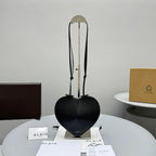 Le Coeur 21cm Black Calfskin Shouder bag