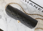 cc 24s woc 19cm black calfskin pearl ball