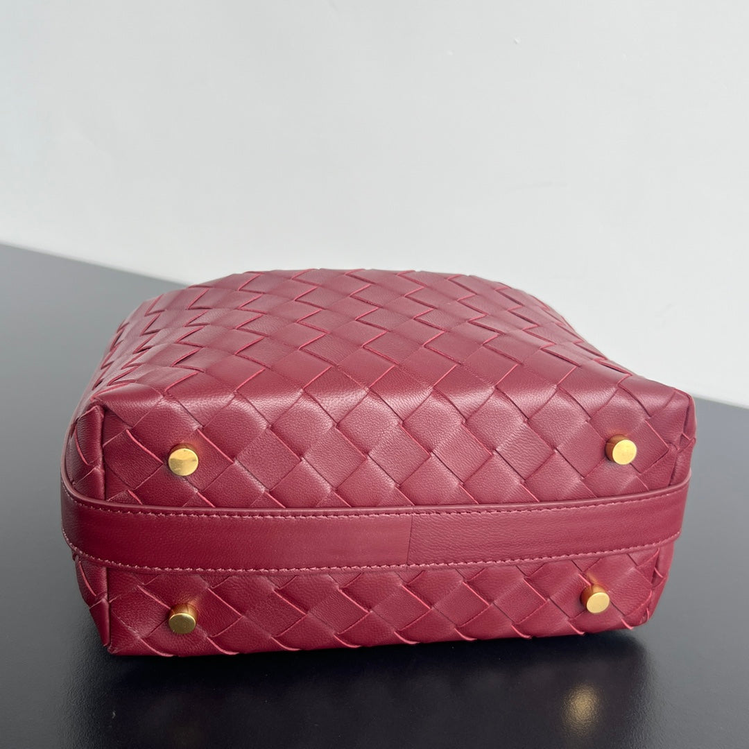 WALLACE 22 BAG DARK RED CALFSKIN