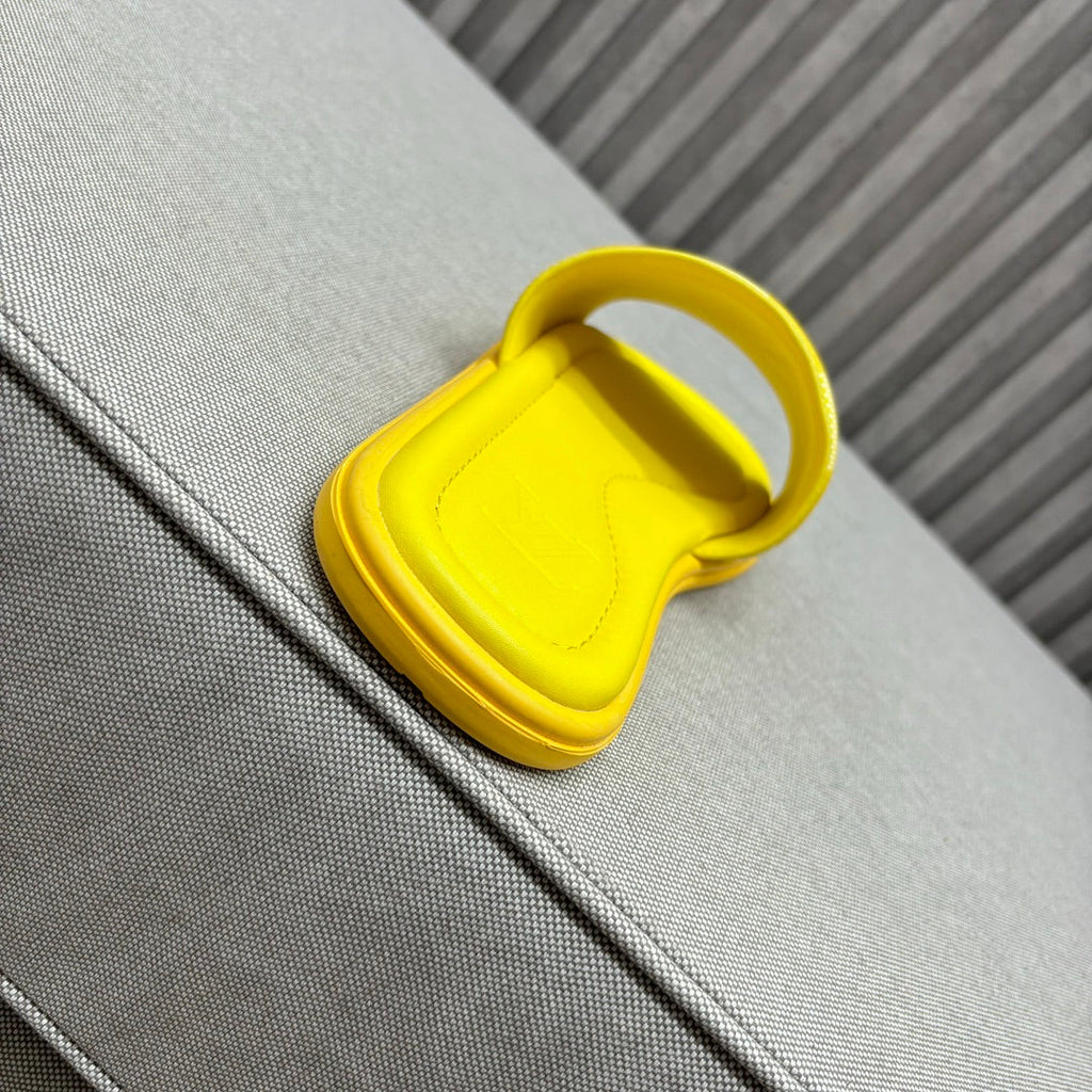 LV VENICE MULE SLIPPERS LEMON YELLOW DAMIER