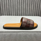 LV VENICE MULE SLIPPERS CARAMEL BROWN DAMIER
