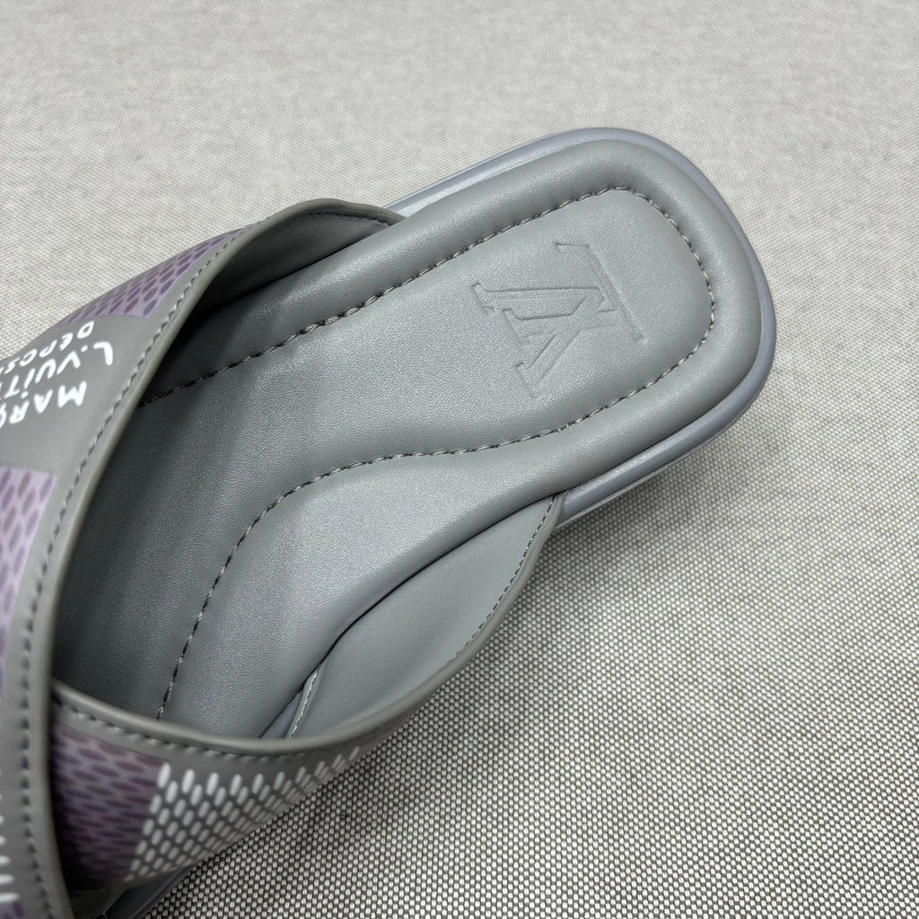 LV VENICE MULE SANDALS GRAY